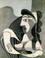 Femme dans un fauteuil Buste 1962 cubiste Pablo Picasso